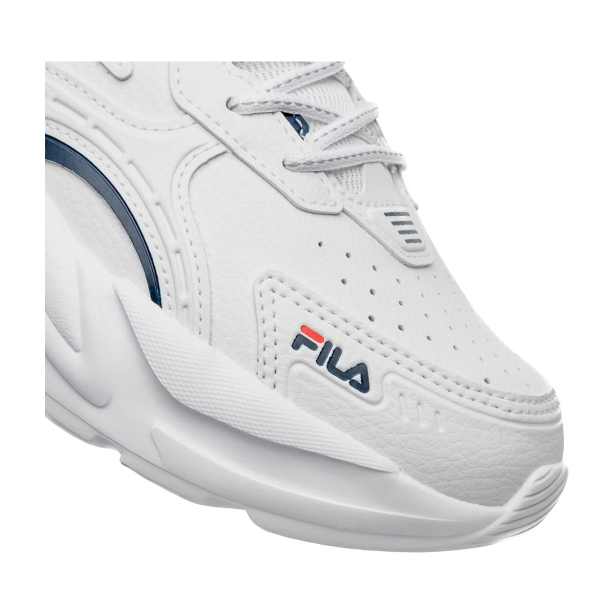 Tênis Esportivo Masculino Street Fit 2 Fila Branco/Marinho/Vermelho 8