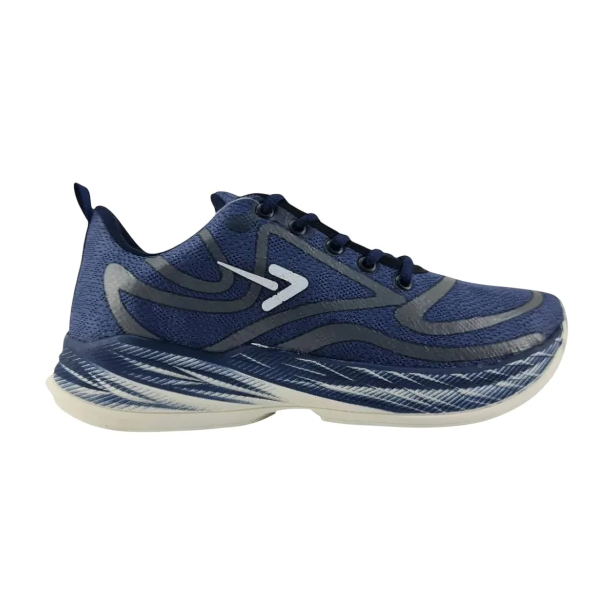 Tênis Masculino Box 200 Conforto Sola Alta Leve Off/Marinho/Branco 2