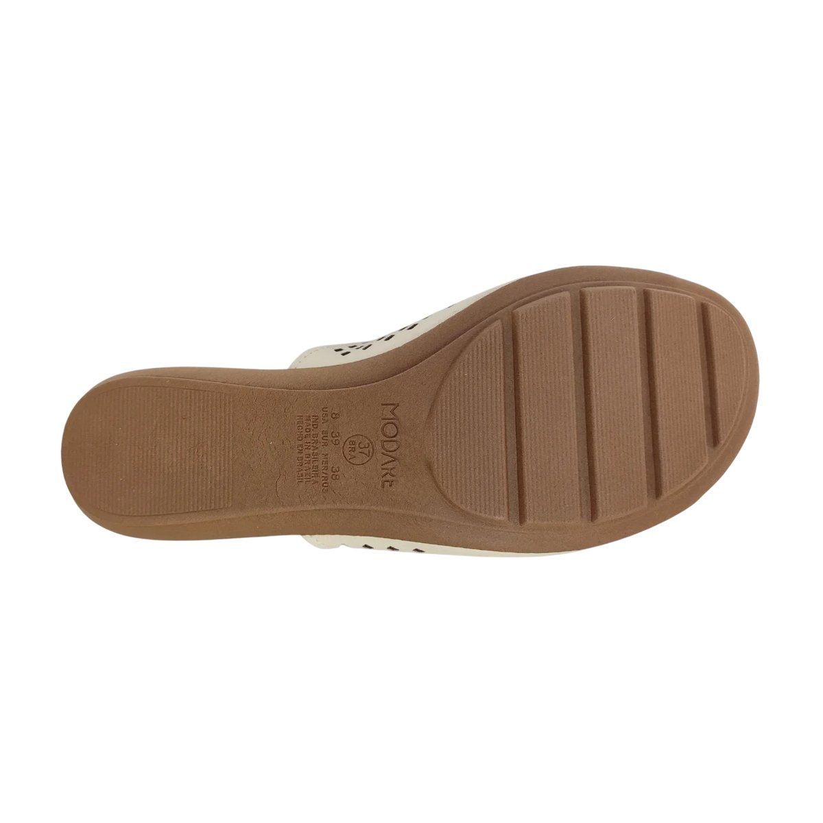 Tamanco Feminino Conforto Anatômico Leve Dia a Dia Modare Creme 4