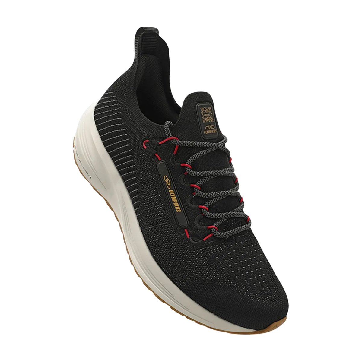 Tênis Masculino Olympikus Subverse Leve Confortável Para Corrida e Academia Preto/Branco 2