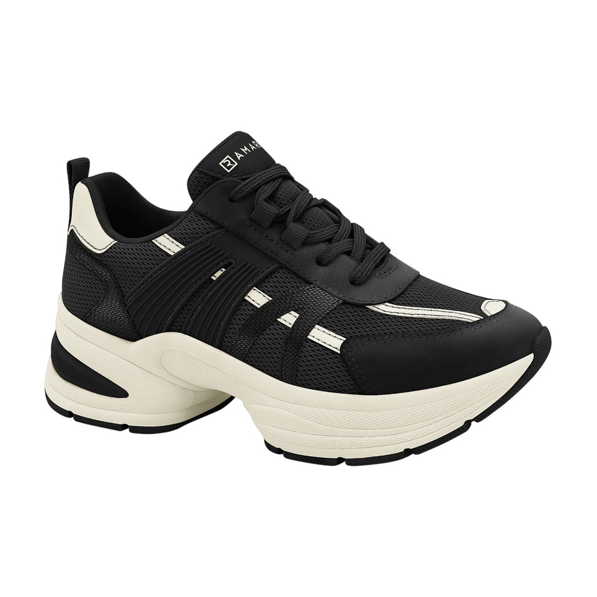 Tenis Ramarim Chunky Tenis Chunky Feminino Preto Center Calçados