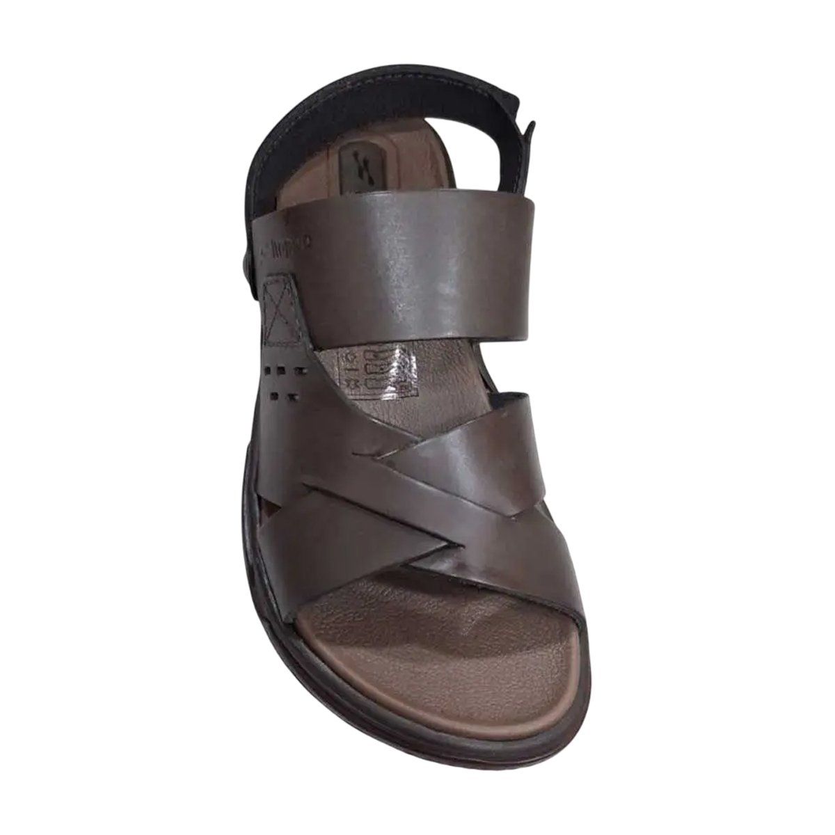 Sandália Masculina Itapuã Couro Original Confortável Casual com Ajuste Perfeito Marrom 2