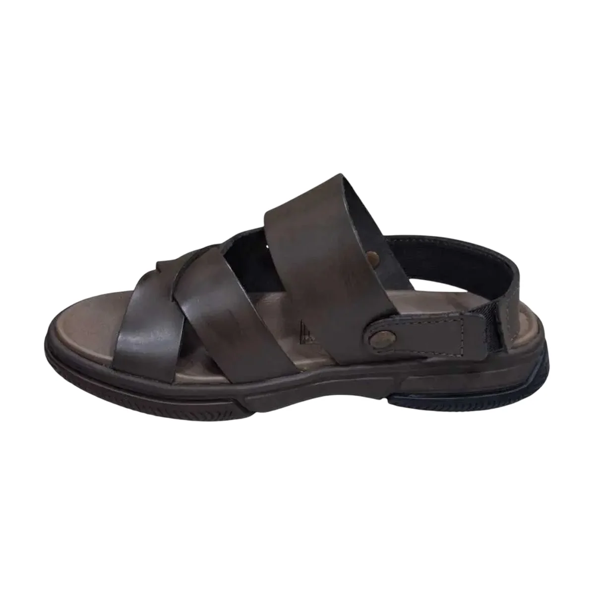Sandália Masculina Itapuã Couro Original Confortável Casual com Ajuste Perfeito Marrom 3