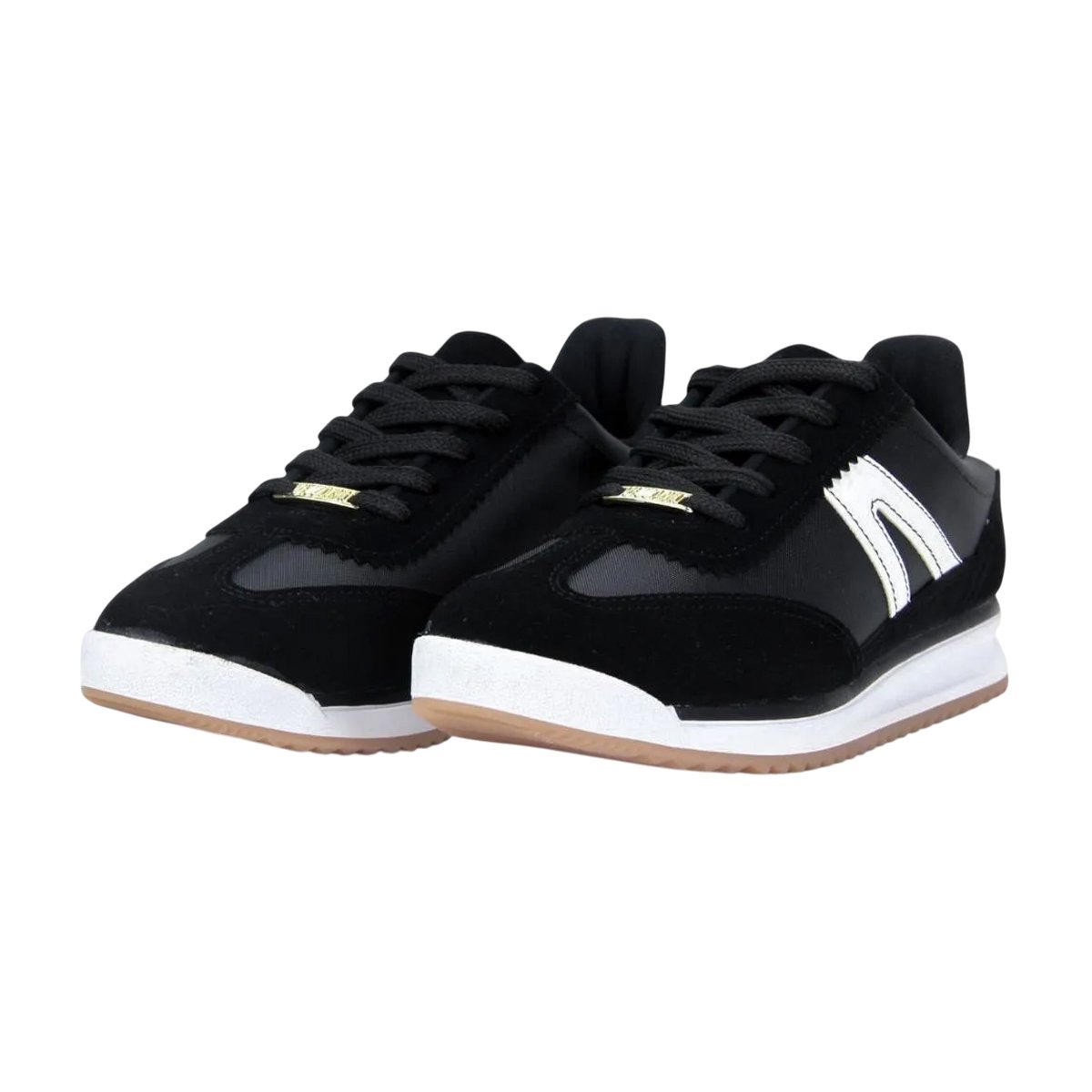 Tênis Feminino Vizzano Anabela Casual Confortável Design Moderno Preto/Branco 3