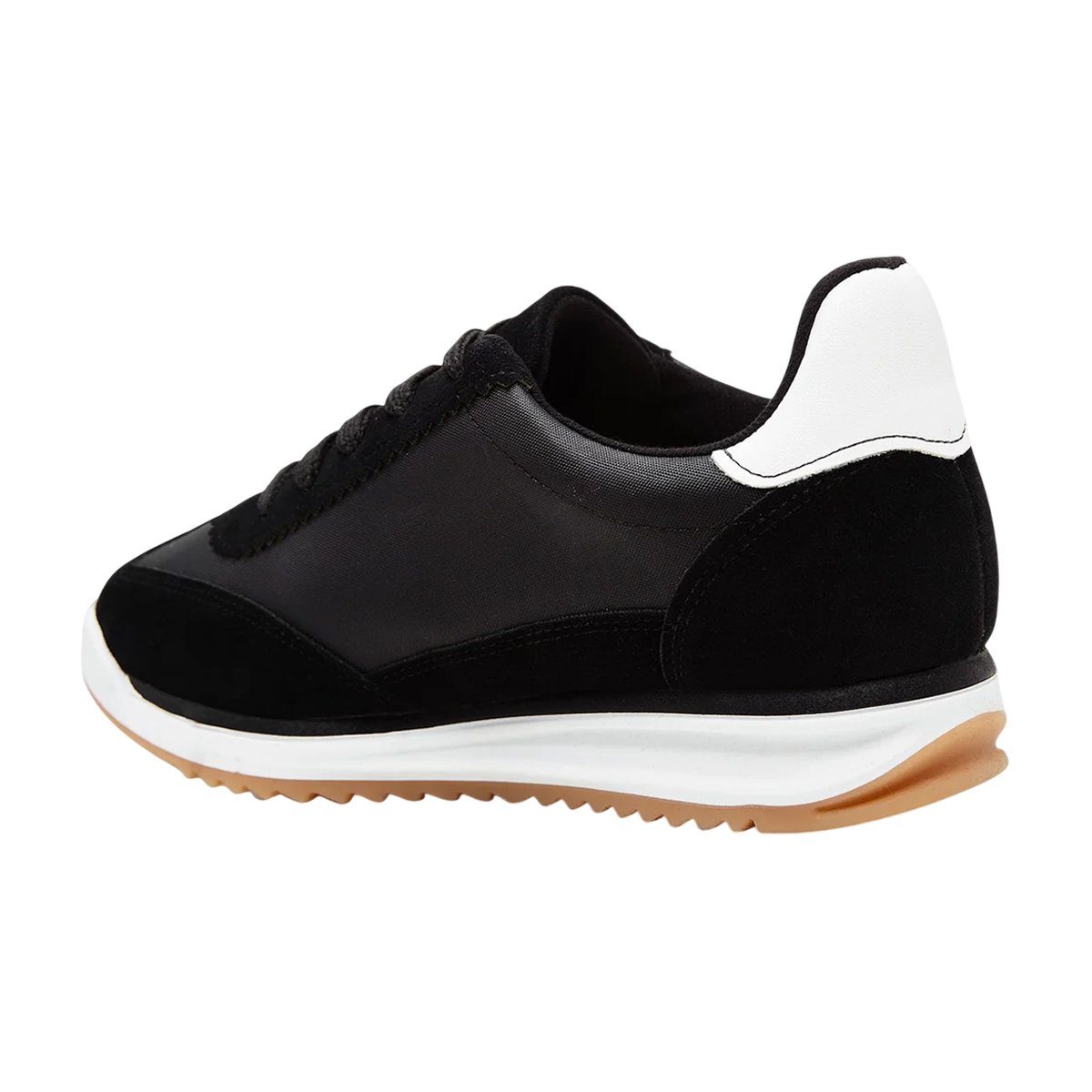 Tênis Feminino Vizzano Anabela Casual Confortável Design Moderno Preto/Branco 4