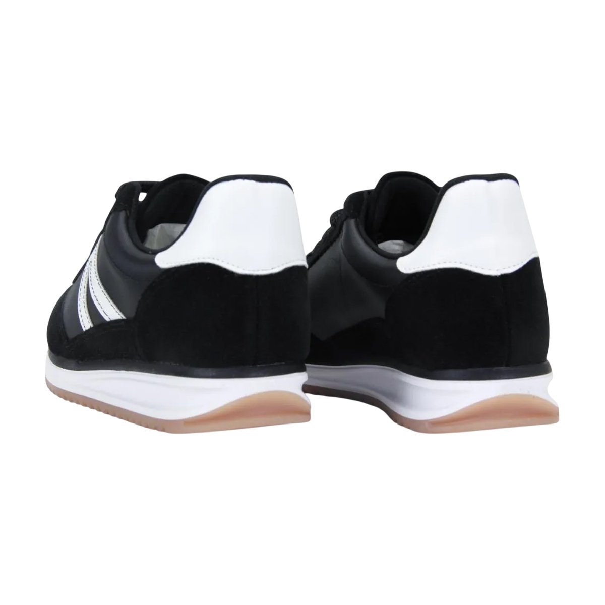 Tênis Feminino Vizzano Anabela Casual Confortável Design Moderno Preto/Branco 7