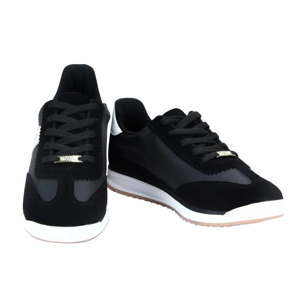 Tênis Feminino Vizzano Anabela Casual Confortável Design Moderno Preto/Branco 8