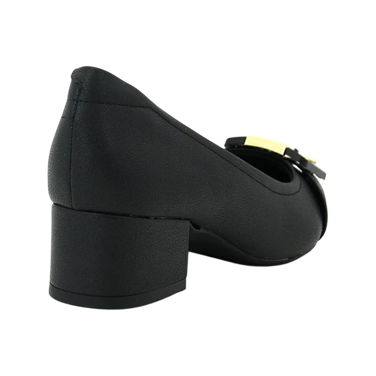 Sapato Feminino Modare Salto Bloco Ultraconforto Fivela Preto/Napa 4