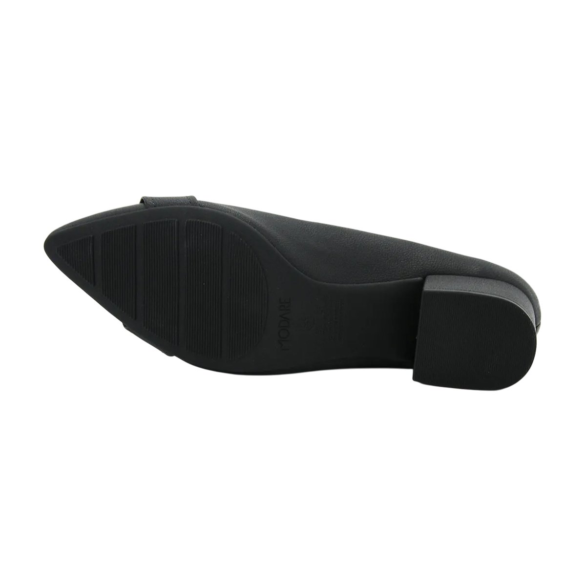 Sapato Feminino Modare Salto Bloco Ultraconforto Fivela Preto/Napa 5