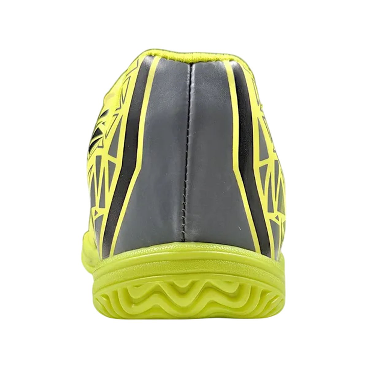 Chuteira Futsal Infantil Dray Leve Antiderrapante Original Verde Limão/Preto 6