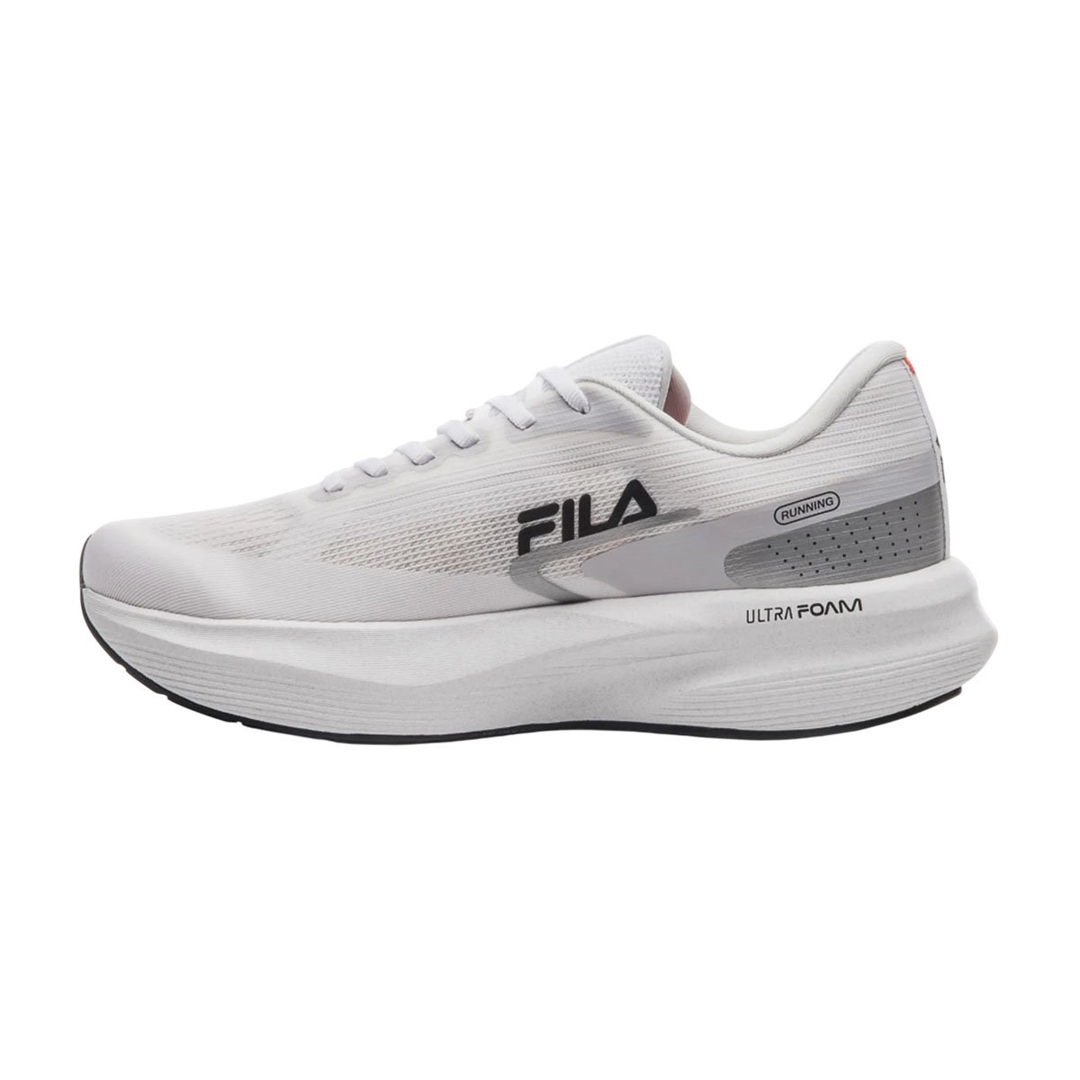 Tênis de corrida Fila Racer Fastpace Ultra Foam Ever-Grip e Alta Performance Branco/Vermelho/Azul 2
