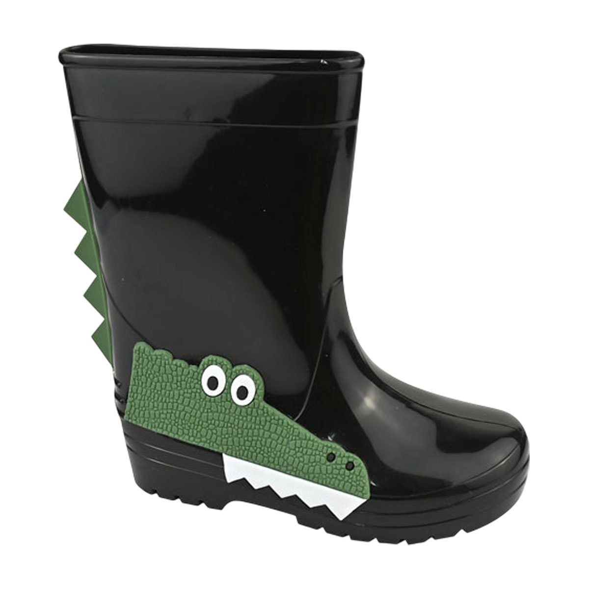 Galocha Bota de Chuva Infantil Visual de Dinossauro Luelua Preto/Verde - Main Image