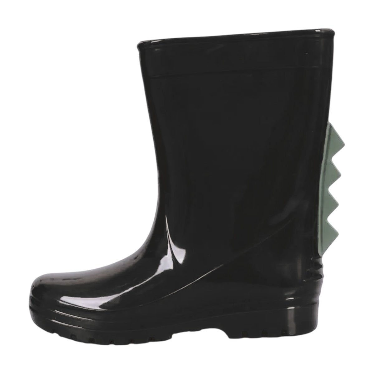 Galocha Bota de Chuva Infantil Visual de Dinossauro Luelua Preto/Verde 2