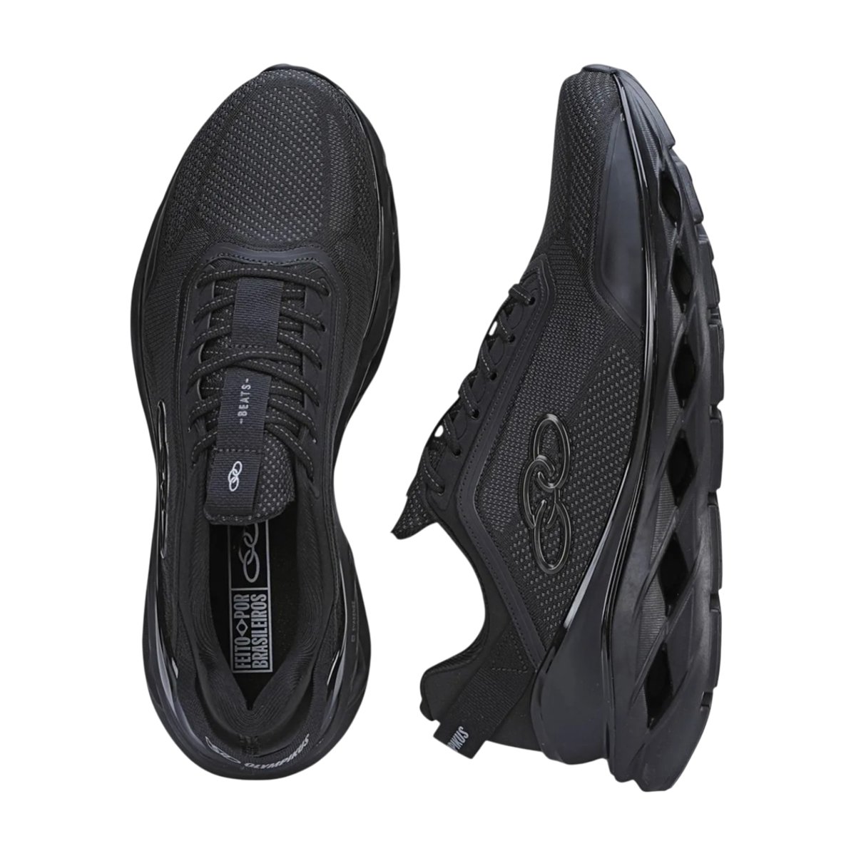 Tênis Esportivo Leve com Amortecimento Masculino Olympikus Beats Preto 3