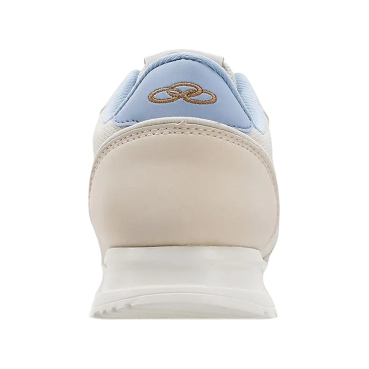 Tênis Confortável Casual Feminino Olympikus Jogging 101 SE Camurça Bege/Azul 6
