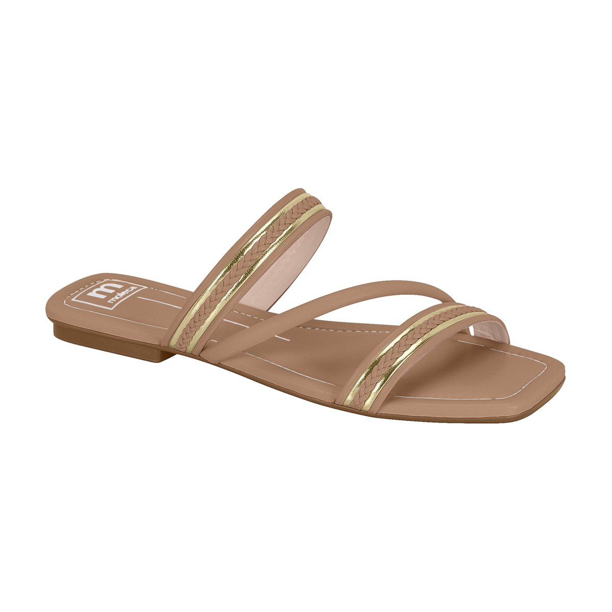 Cor Nude/Dourado