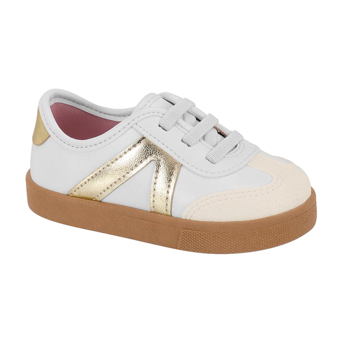 Tênis Casual com Detalhe Metalizado Menina Molekinha