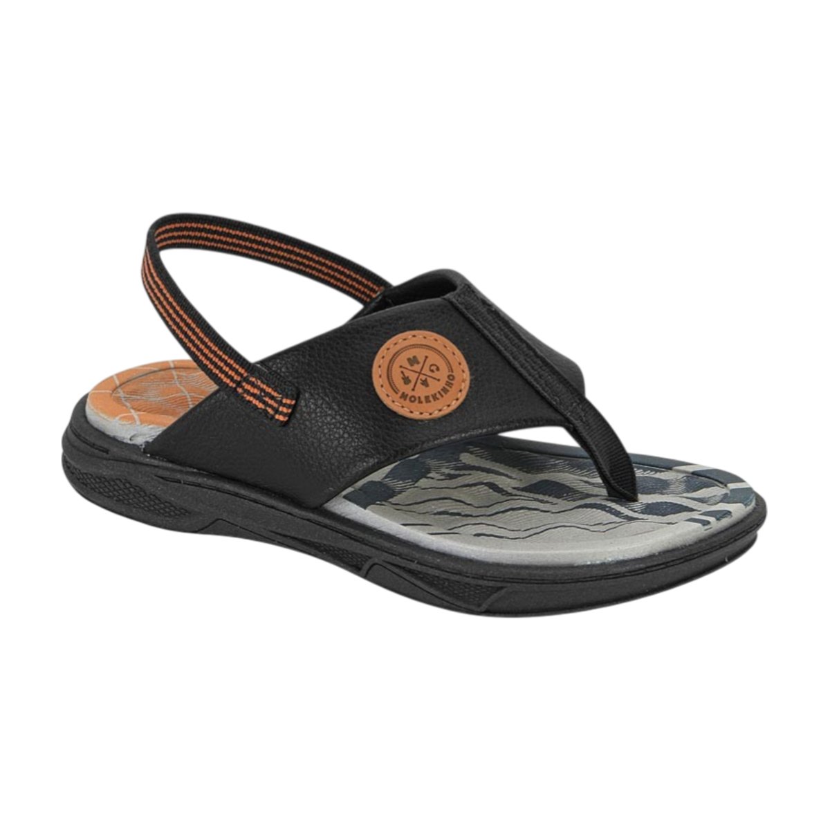 Sandália Casual Ajuste Elástico Menino Molekinho