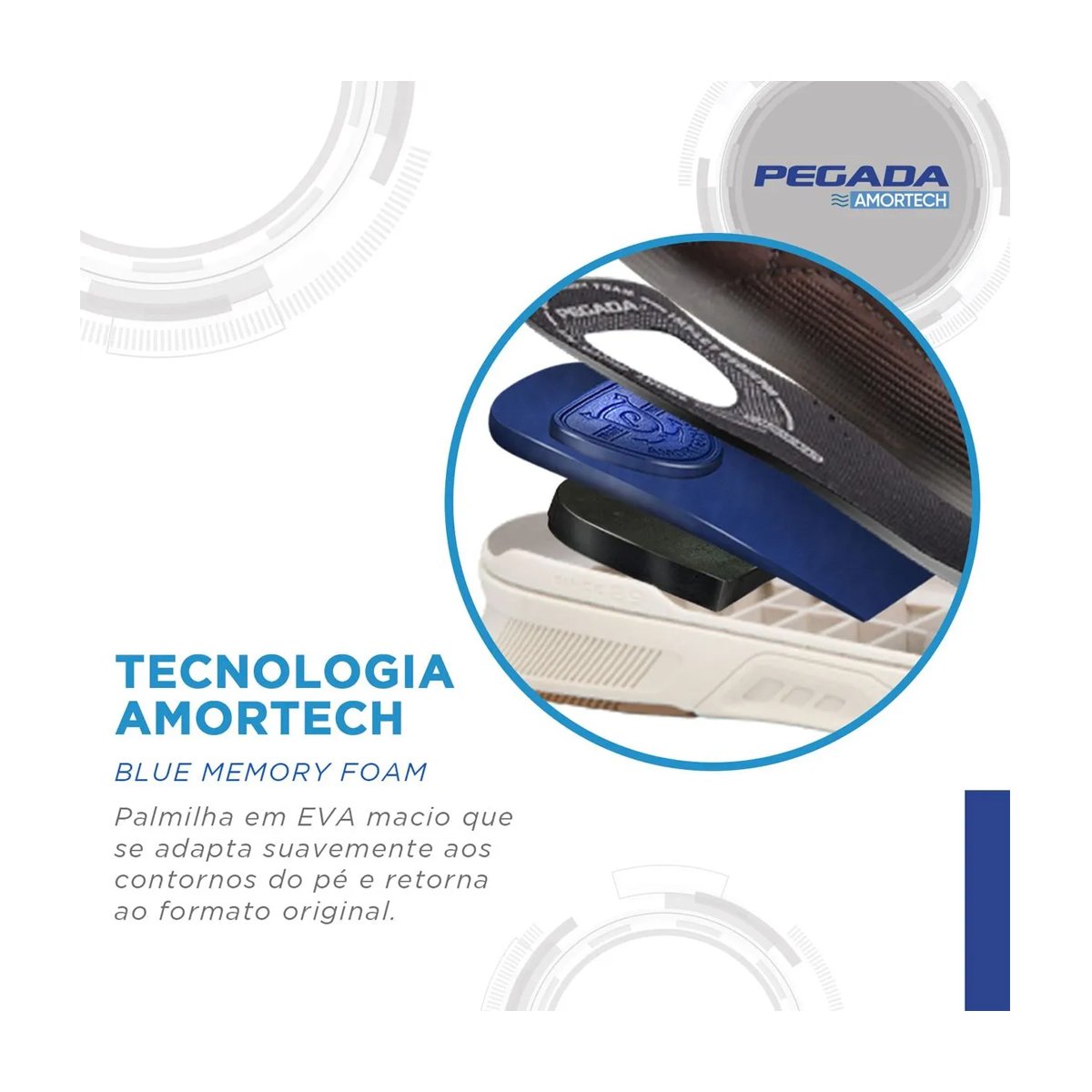 Sapatênis Casual com Amortech em Couro Masculino Pegada Bege/Marrom 3
