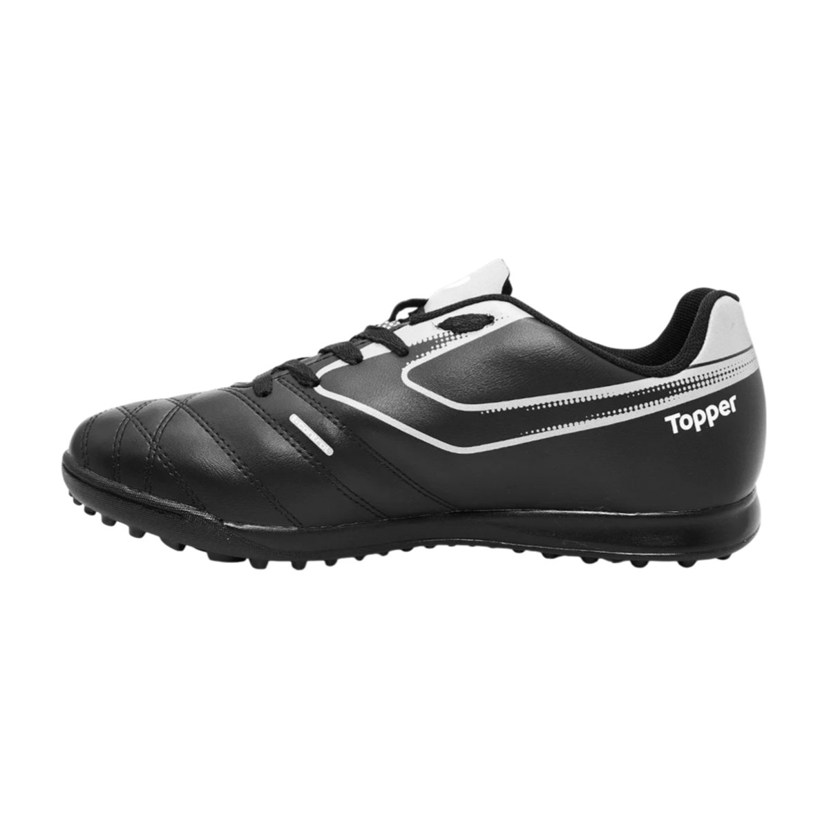 Chuteira Society Top Cup VIII Unissex Topper Preto/Cinza 5