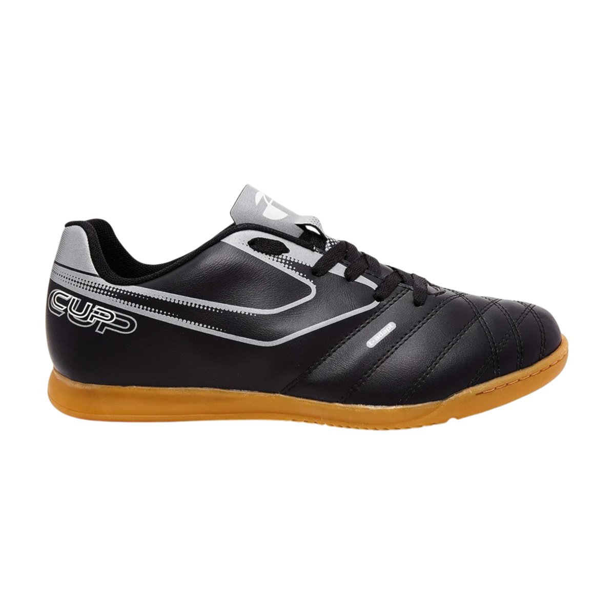 Chuteira Futsal Top Cup VIII Unissex Topper Preto/Cinza 1