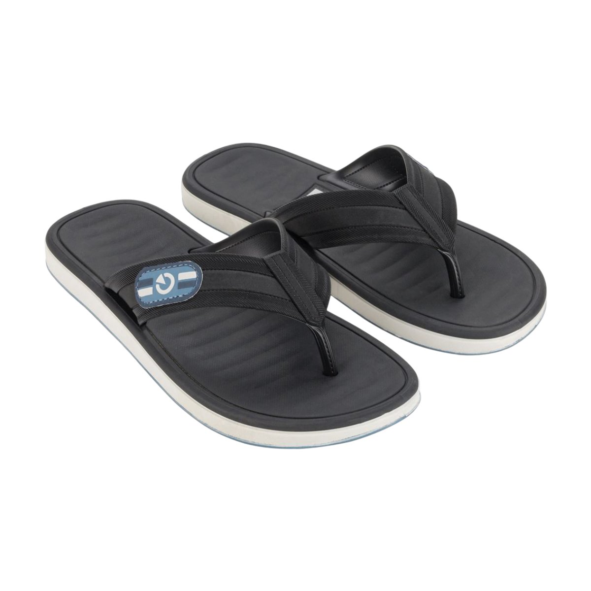 Chinelo Casual Palmilha Macia Masculino Paris II Cartago Preto 4