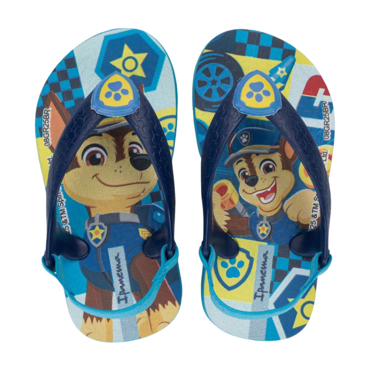 Chinelo Casual Patrulha Canina Com Ajuste em Elástico Menino Ipanema
