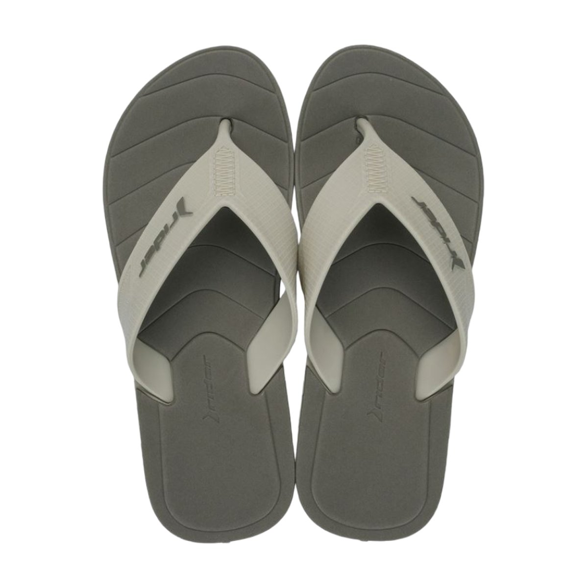 Chinelo de Dedo Tira Larga Masculino Pulse Rider Bege/Cinza 1