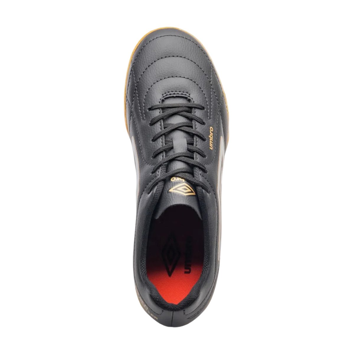 Chuteira Futsal Class Footballer Masculina Umbro Preto/Dourado 5