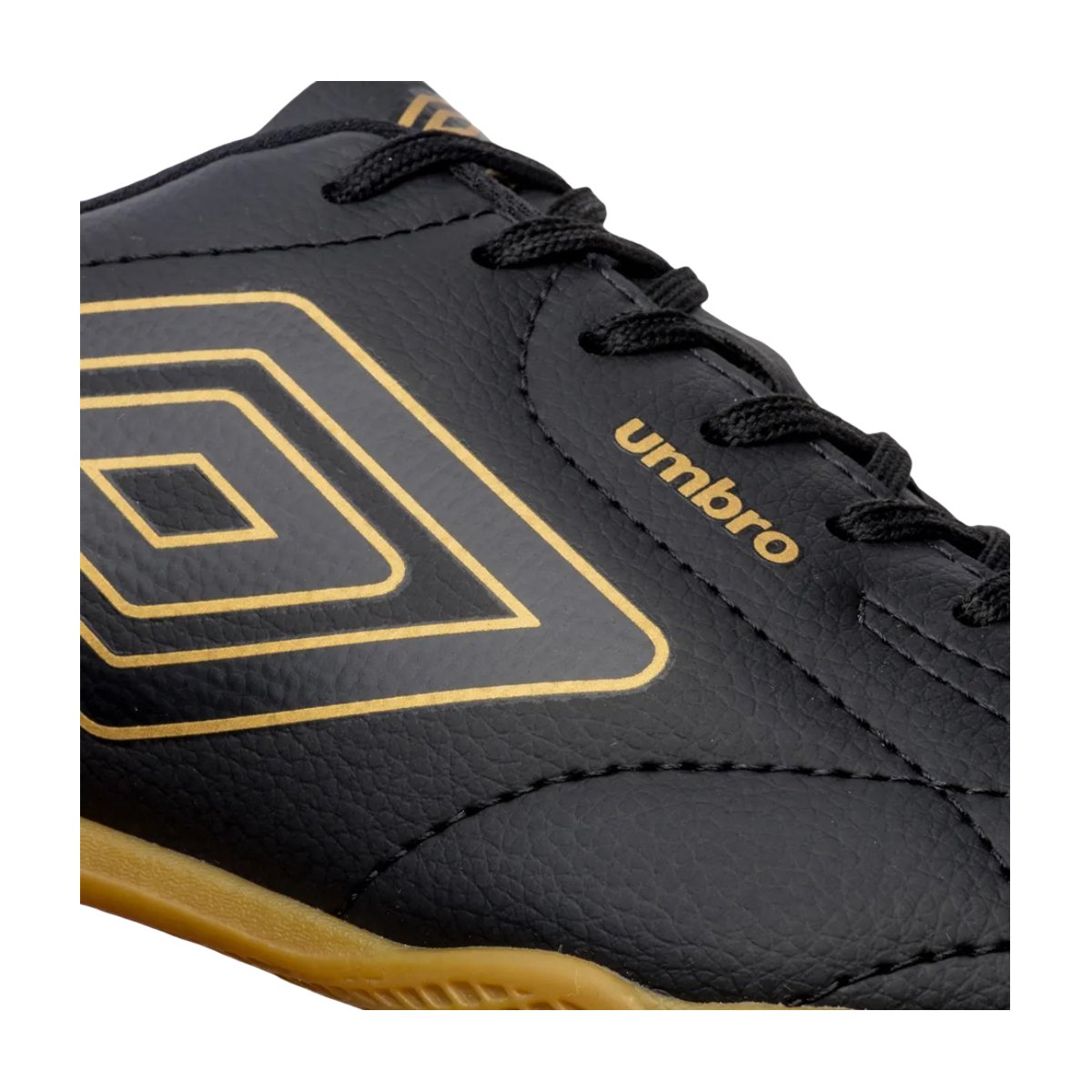 Chuteira Futsal Class Footballer Masculina Umbro Preto/Dourado 8