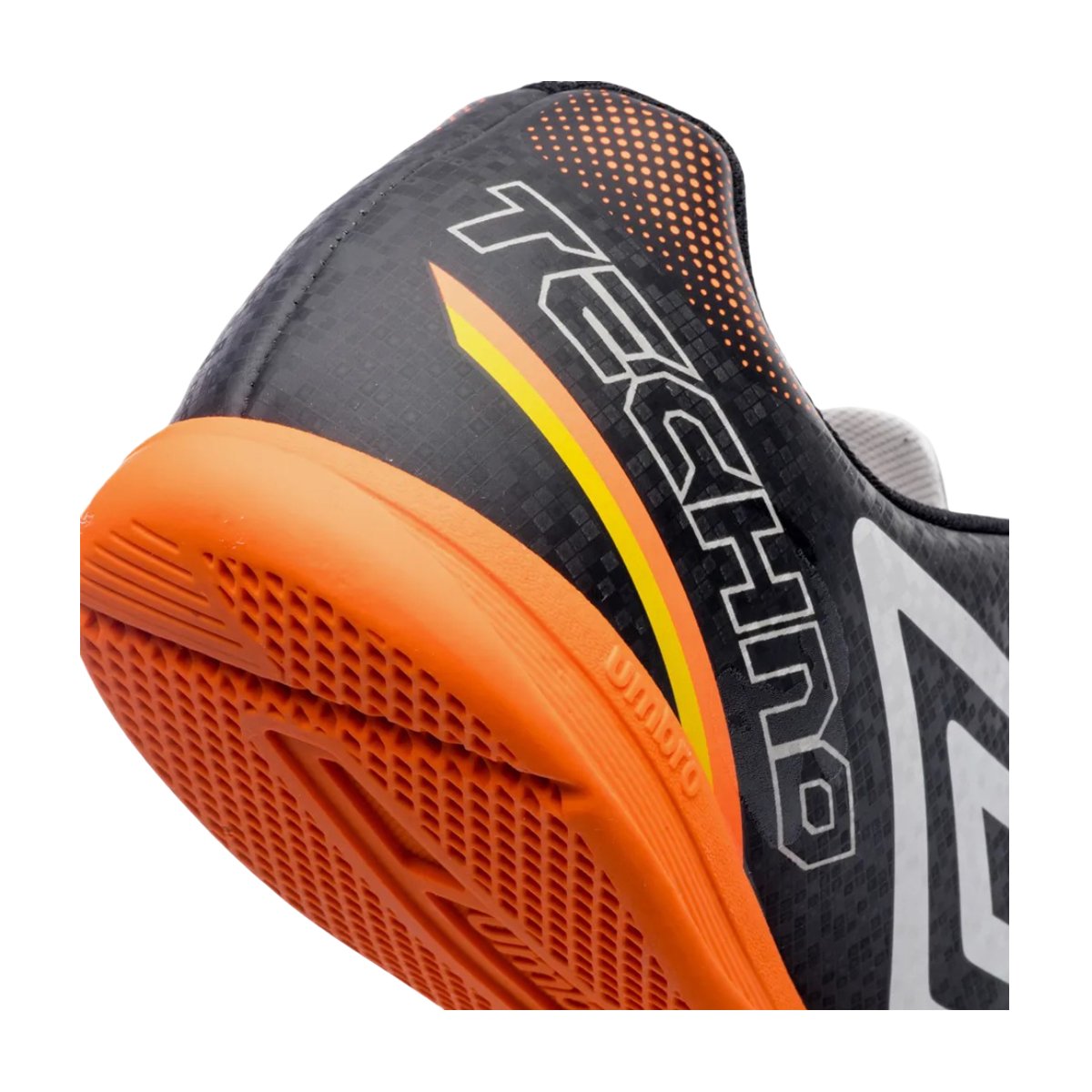 Chuteira Futsal Masculina Umbro Techno II F Cinza/Preto/Branco 8