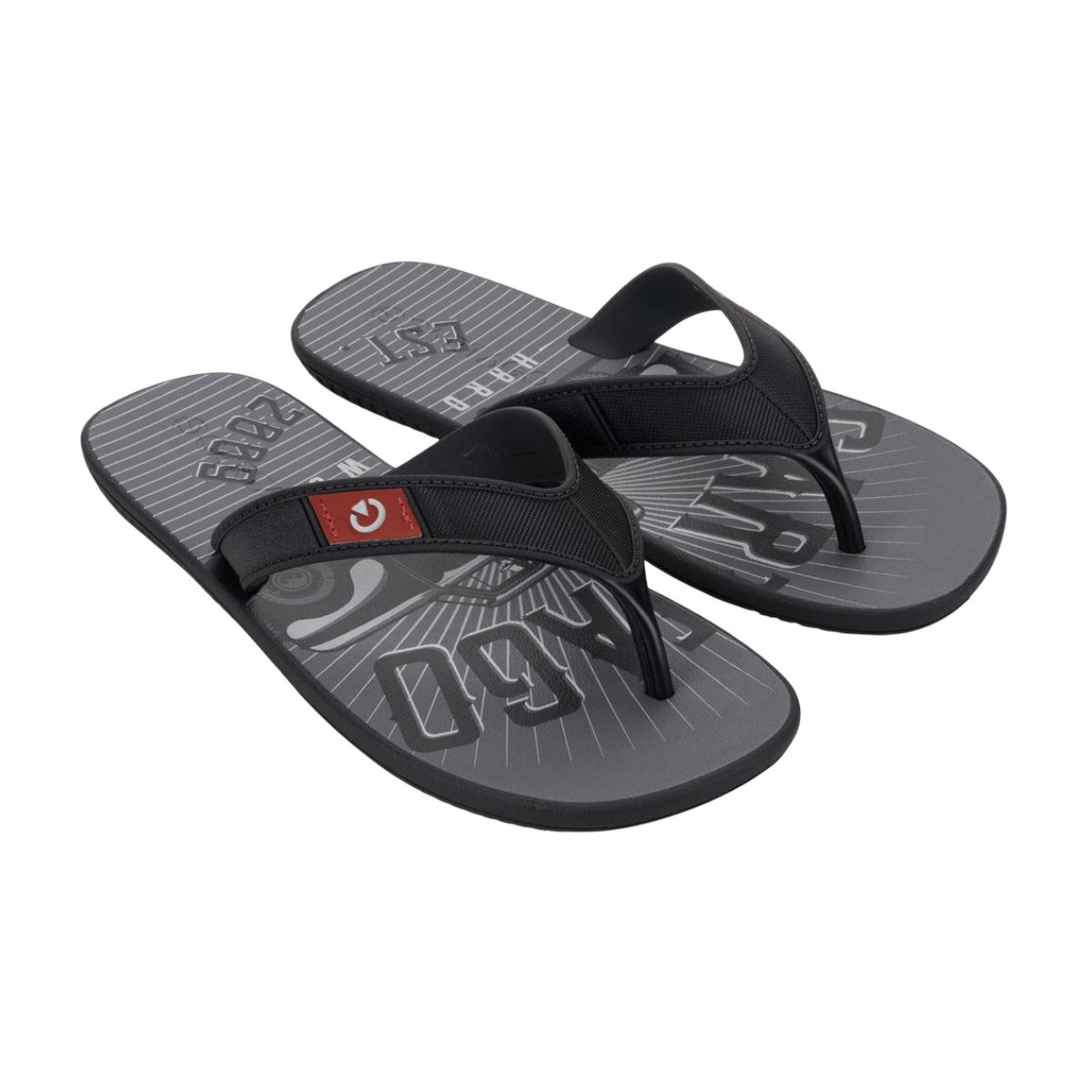 Chinelo Casual Tira Larga Masculino 10738 Cartago Preto 4