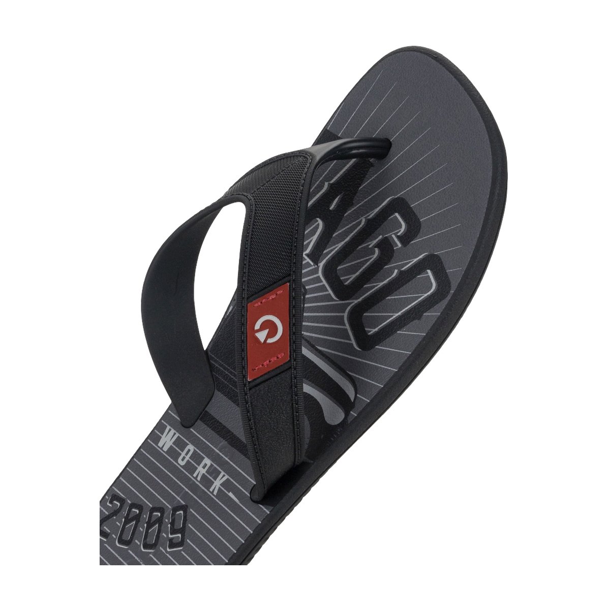 Chinelo Casual Tira Larga Masculino 10738 Cartago Preto 6