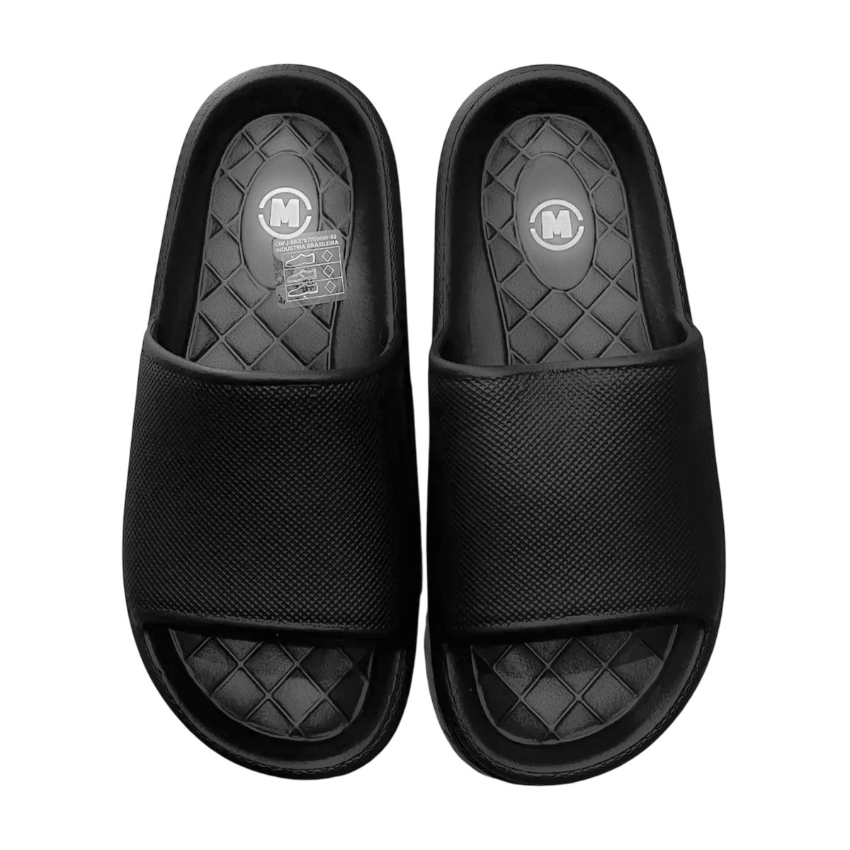 Sandália Slide Nuvem Confortável Menino Molekinho Preto 3