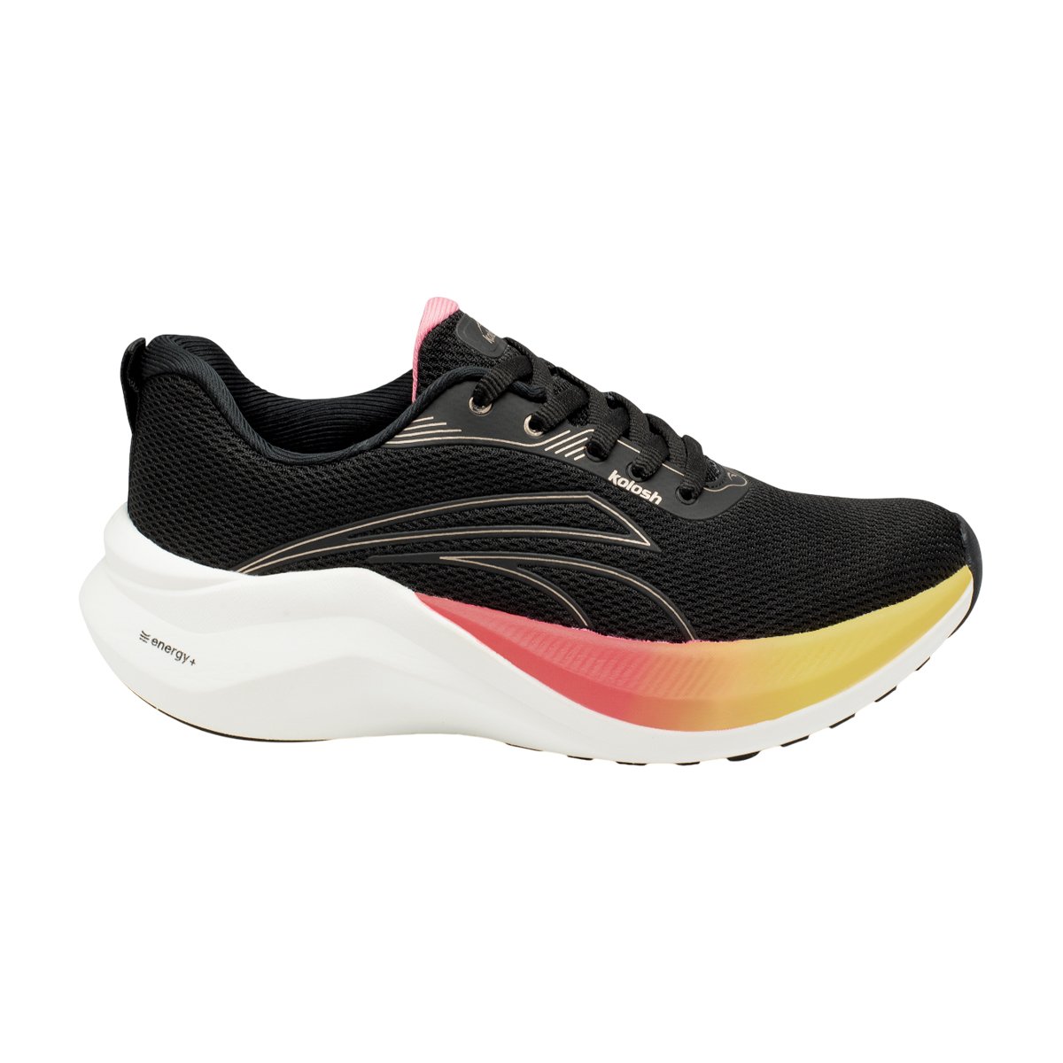 Tênis Esportivo Academia Caminhada Leve Solado E.V.A Fit+ Feminino Kolosh