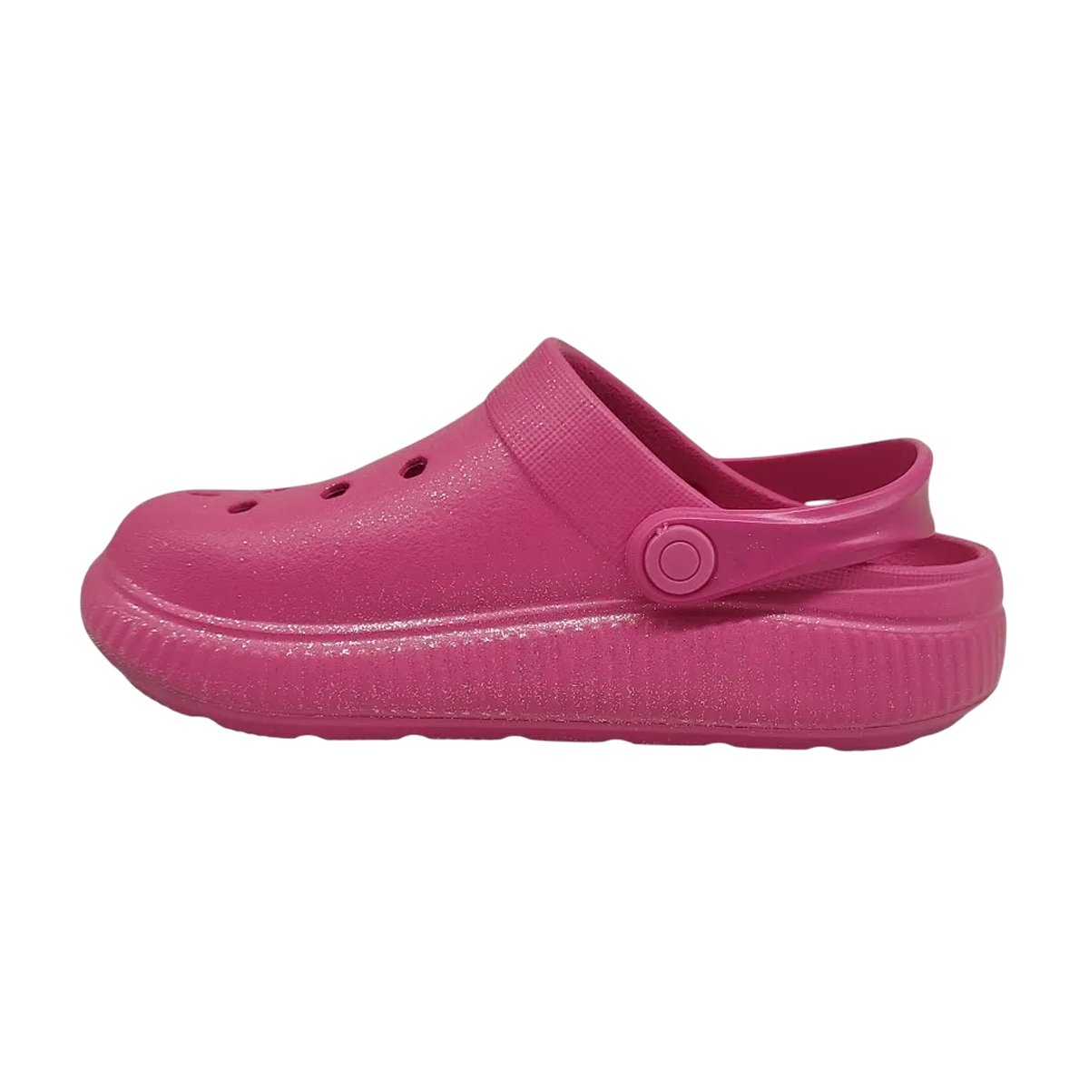 Babuche Estilosa Textura Glitter Menina Molekinha Pink 4