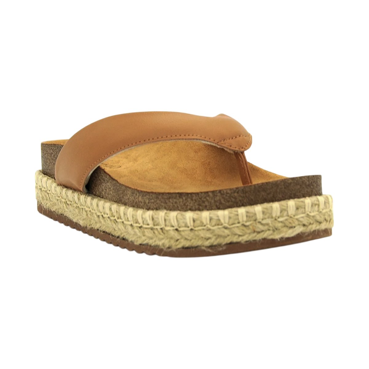 Chinelo Flatform Casual Comfort Verão Feminino Beira Rio Caramelo 5