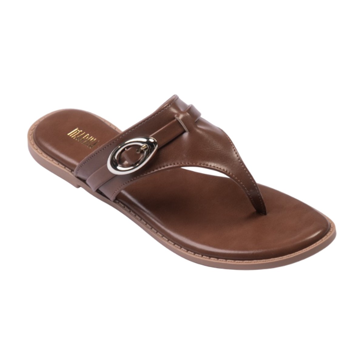 Sandália Rasteira Casual de Dedo Feminina Marina Carvalho