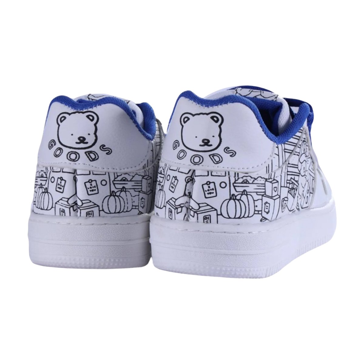 Tênis Infantil Para Colorir Unissex Bobbie Goods Mini Pé