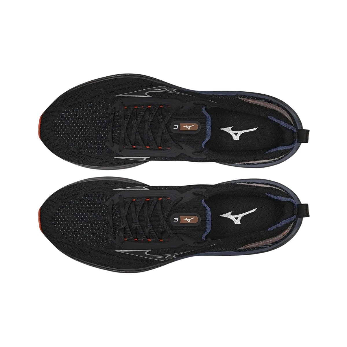 Tênis Esportivo Academia e Caminhadas Leves Masculino Cool Ride 3 Mizuno Preto/Vermelho 3