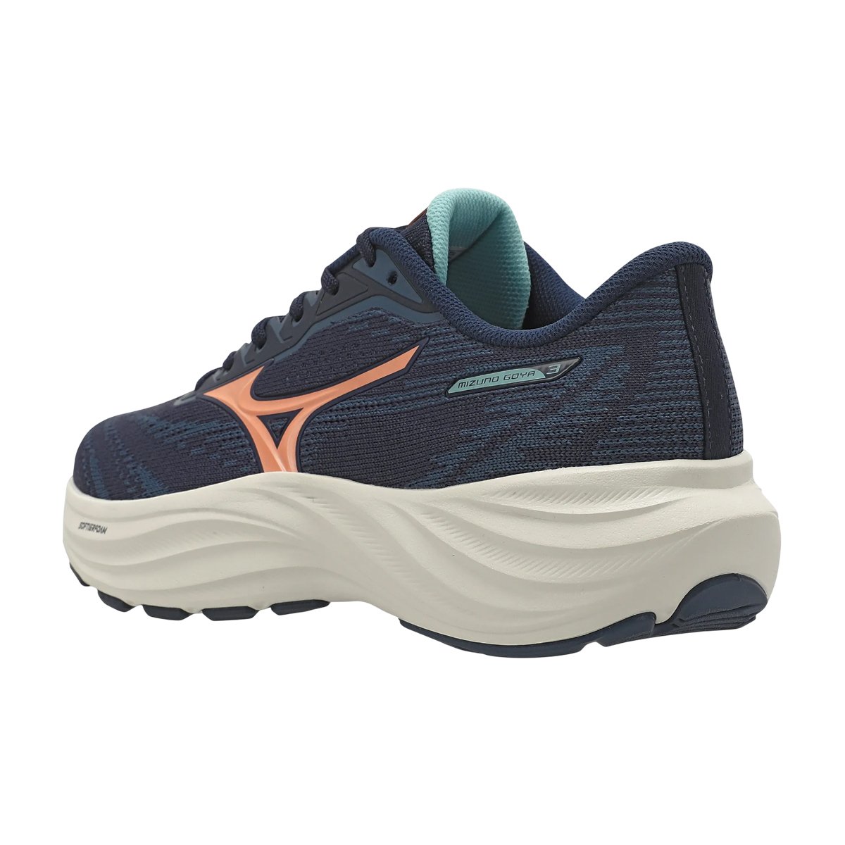 Tênis Esportivo Corrida e Caminhada Feminino Goya 3 Mizuno Marinho/Azul Claro 5