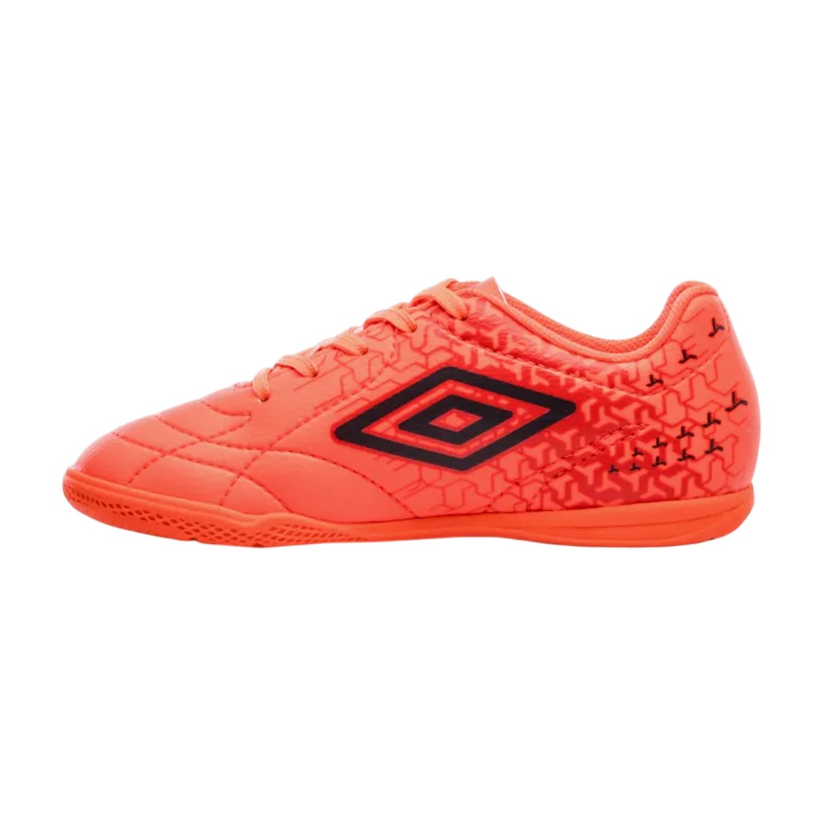 Chuteira Futsal Class Neo Reforçada Unissex Umbro Coral/Vermelho/Preto 2