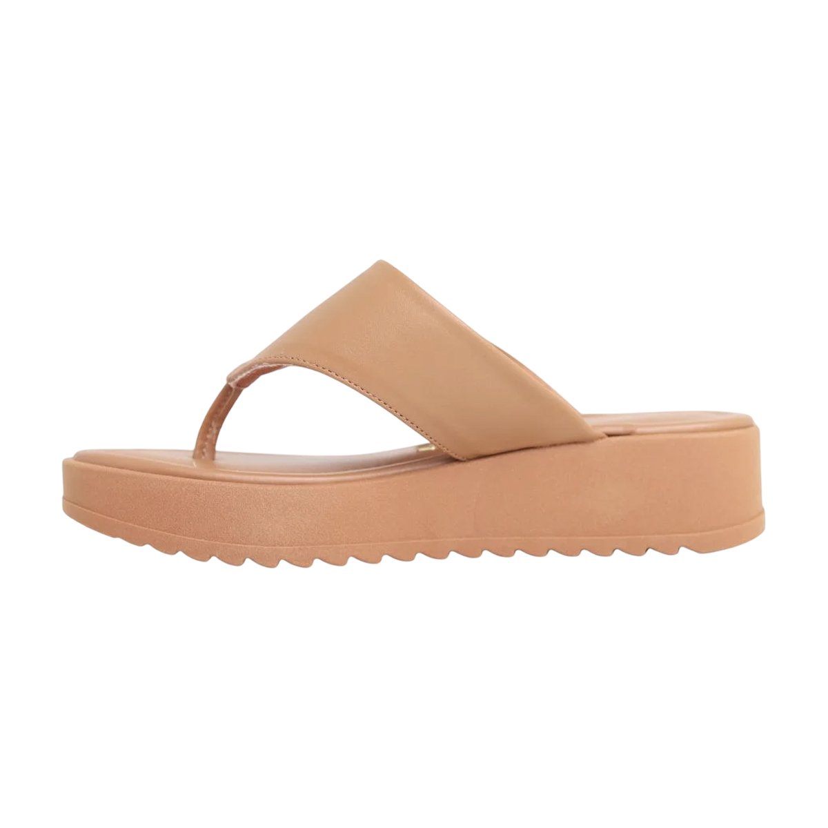 Sandália Casual Salto Anabela Feminina Vizzano Camel/Napa 3