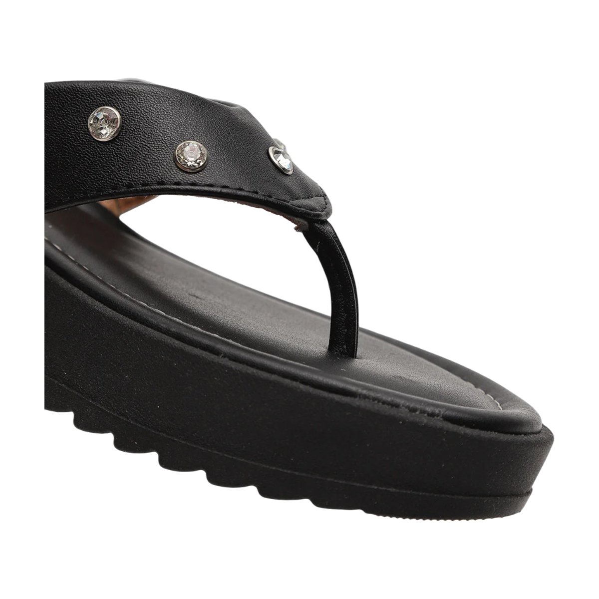 Sandália Casual de Dedo Amarração Tornozelo Feminina Vizzano Preto/Pelica 6