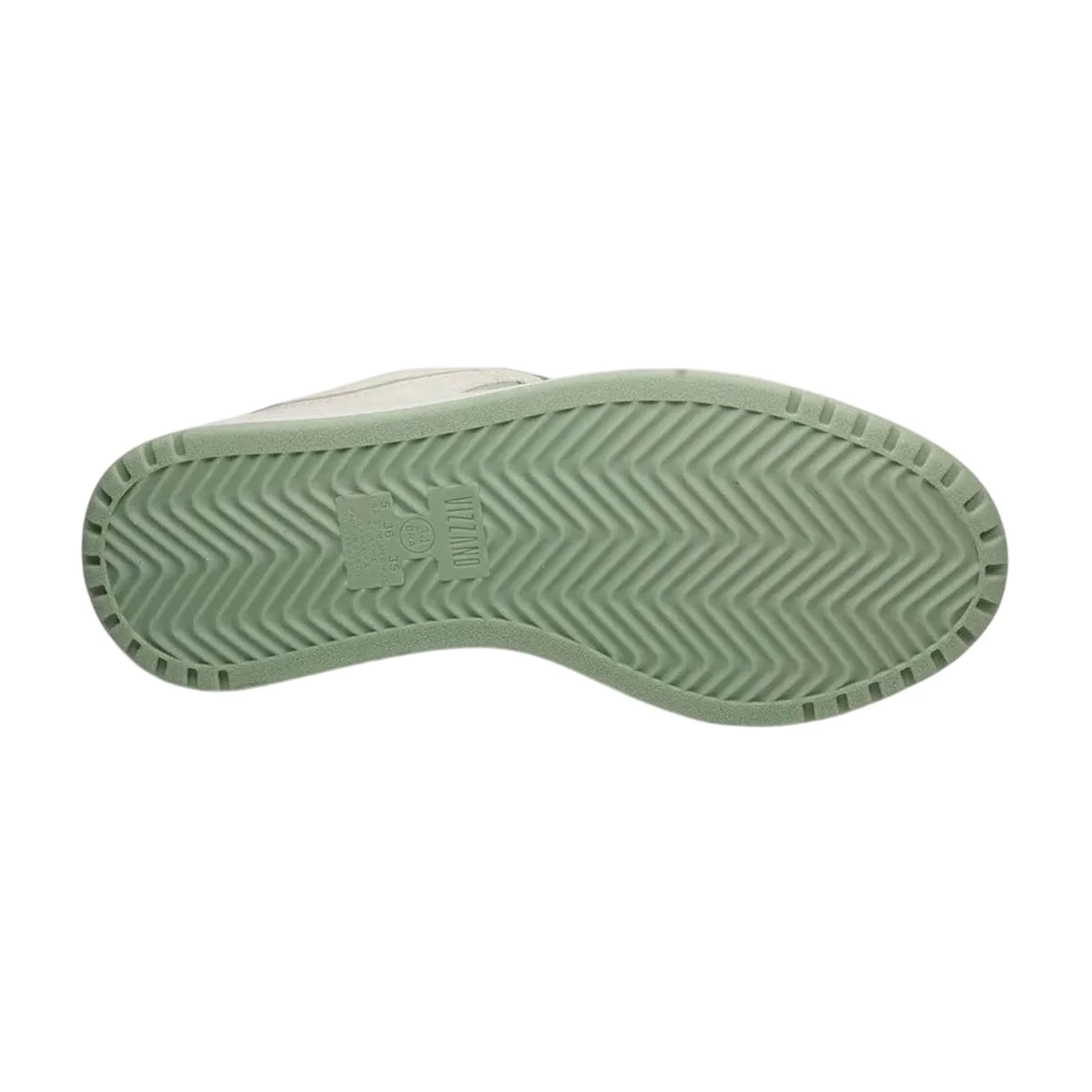 Tênis Casual Estiloso Para Dia a Dia Feminino Vizzano Branco Off/Verde 5