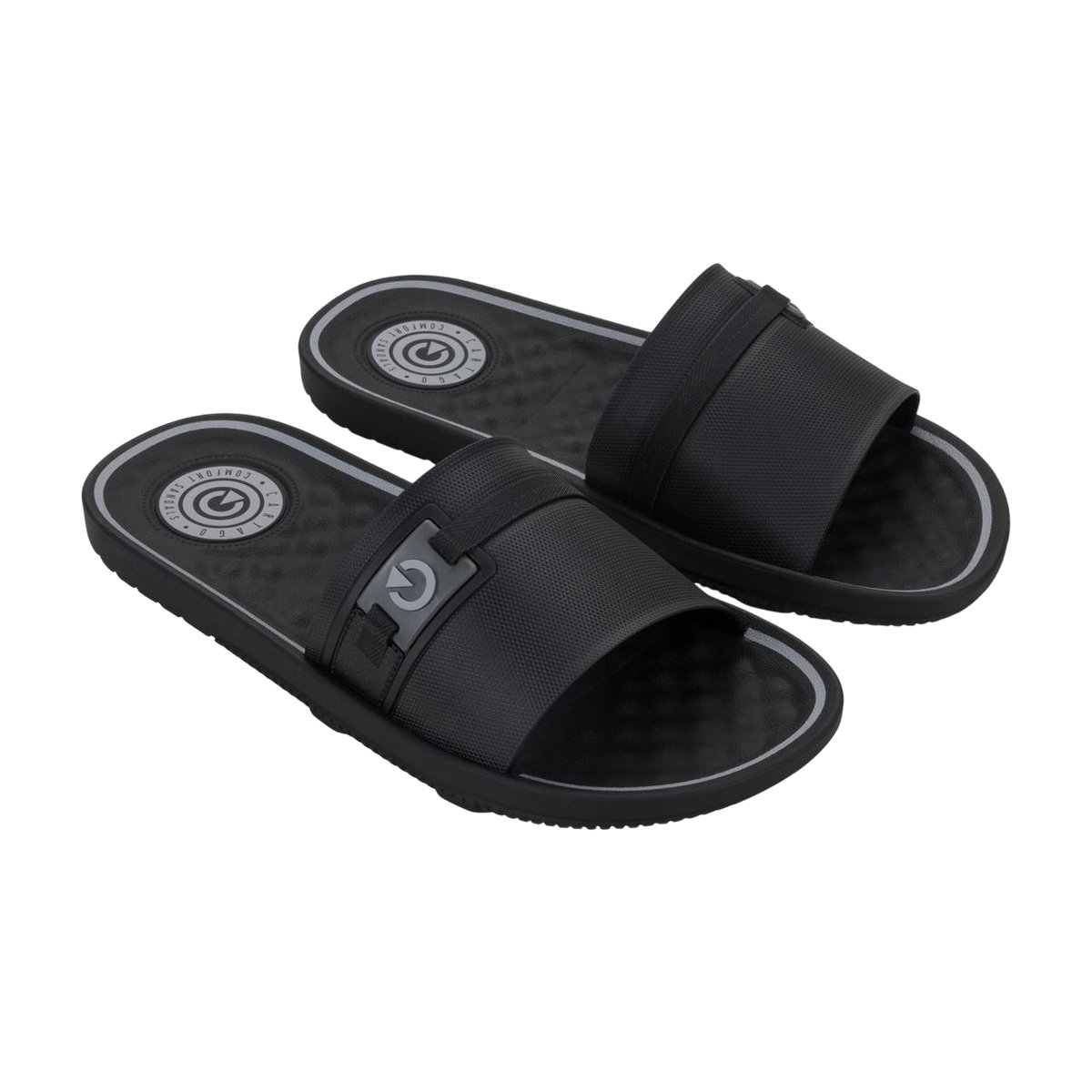 Chinelo Slide Casual Arizona Gaspea Masculino Cartago Preto 3