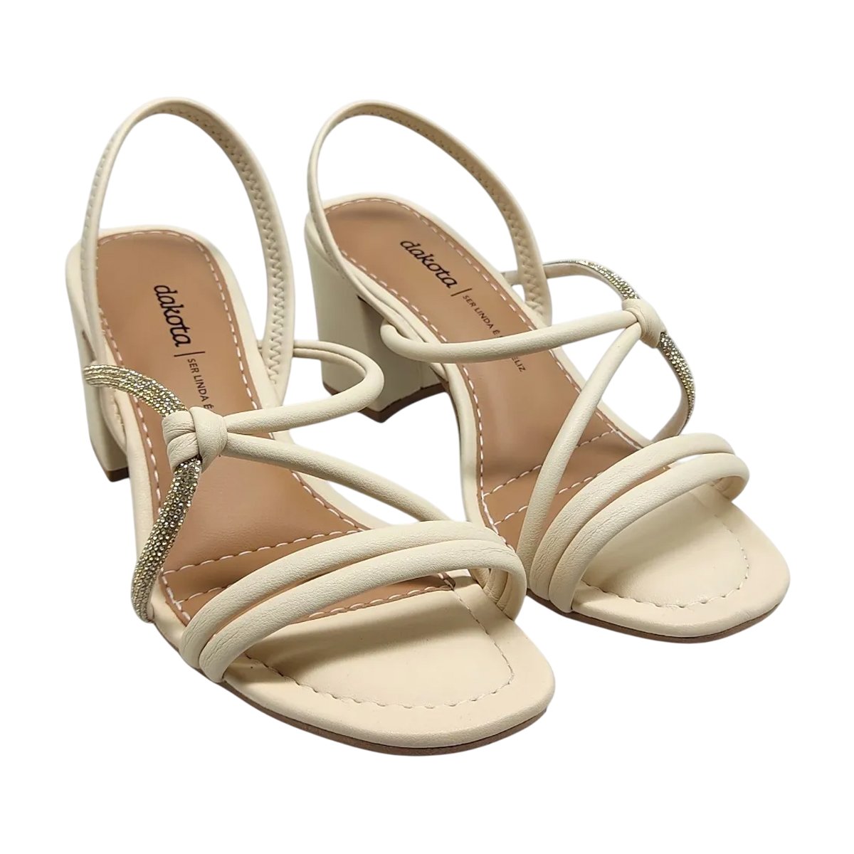 Sandalia Feminino Dakota Bege 7