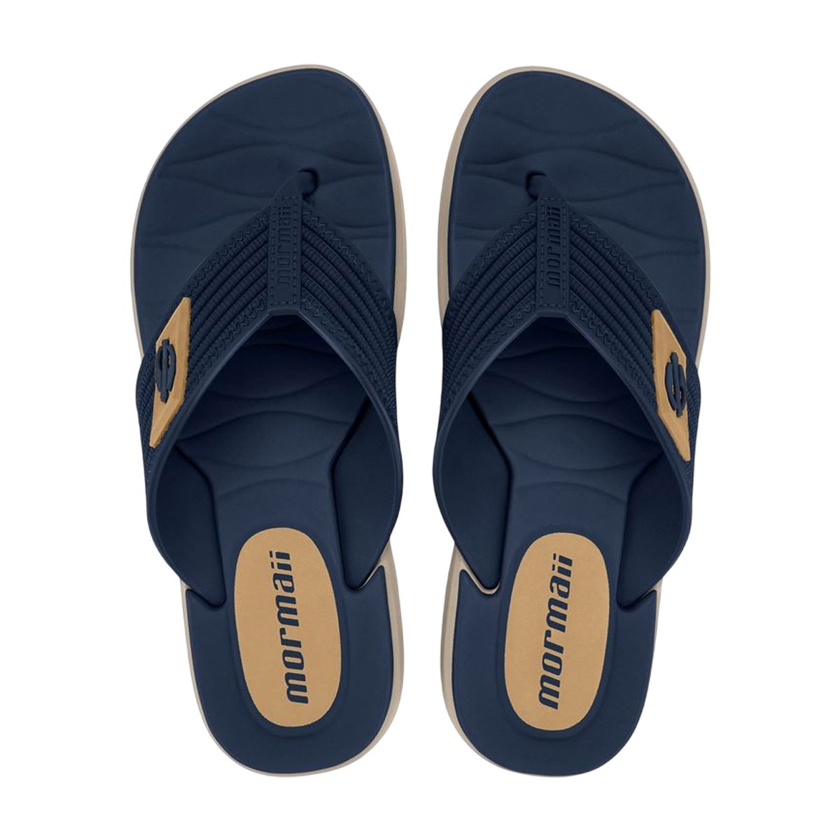 Chinelo de Dedo Tira Larga Palmilha Macia Masculino Mormaii
