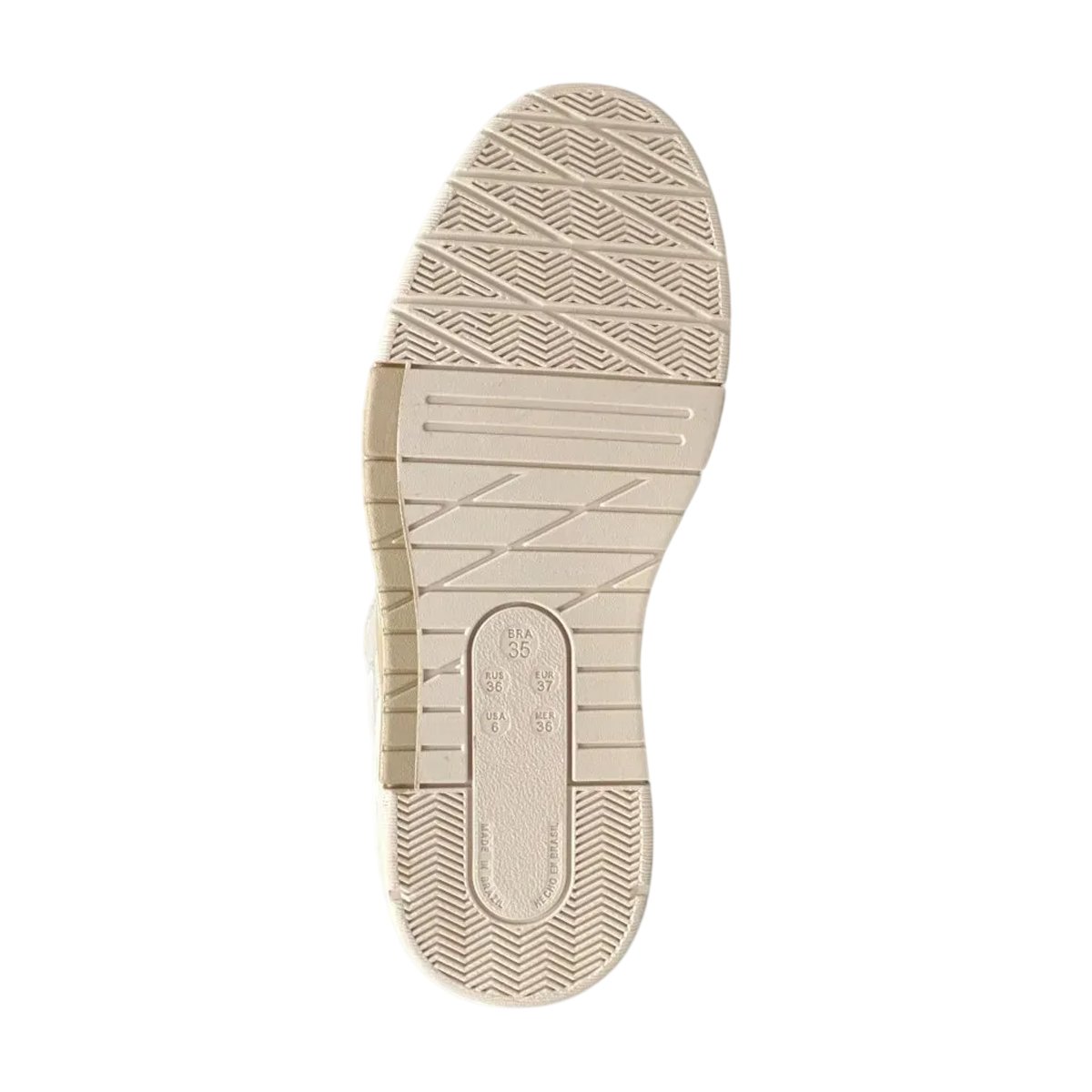 Tênis Urbano Sola Flatform Estiloso Feminino Ramarim Branco 7