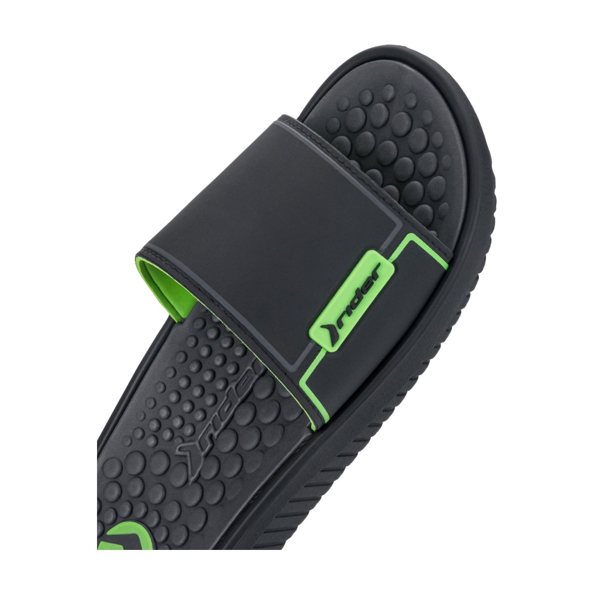 Chinelo Casual Pump Slide Palmilha Anatômica Masculino Rider Preto 6